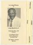 Primary view of [Funeral Program for Leroy Kendrick, Sr., May 4, 1994]