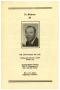 Primary view of [Funeral Program for John Kirby McCoy, March 1, 1989]