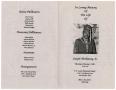 Thumbnail image of item number 3 in: '[Funeral Program for Joseph McKinney, Jr., Febriary 5, 1998]'.