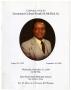 Pamphlet: [Funeral Program for Frank H. McNeil, Sr., September 23, 2009]
