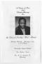 Thumbnail image of item number 1 in: '[Funeral Program for Edmond Timothy Menefee, January 5, 1987]'.