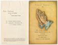 Thumbnail image of item number 3 in: '[Funeral Program for Manuel Meredith, February 7, 1976]'.