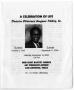 Primary view of [Funeral Program for Clarence Eugene Miles, Sr., September 16, 2006]