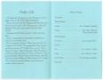 Thumbnail image of item number 2 in: '[Funeral Program for Zephaniah Montgomery, October 26, 1994]'.
