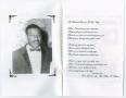 Thumbnail image of item number 2 in: '[Funeral Program for Lewis Samuel Moore, Sr., April 26, 2002]'.