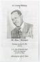 Primary view of [Funeral Program for Man C. Moransee, January 29, 1996]