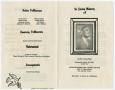 Thumbnail image of item number 3 in: '[Funeral Program for George Muse, March 10, 1982]'.