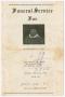 Thumbnail image of item number 1 in: '[Funeral Program for Birdie J. Myers, August 28, 1973]'.