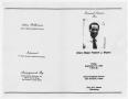 Thumbnail image of item number 3 in: '[Funeral Program for Robert J. Myers, September 14, 1984]'.