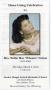 Pamphlet: [Funeral Program for Willie Mae Nelson, March 9, 2006]