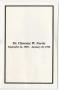 Thumbnail image of item number 1 in: '[Funeral Program for Clarence W. Norris, February 2, 1996]'.