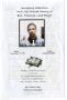 Thumbnail image of item number 1 in: '[Funeral Program for Thomas Love Paige, November 5, 2010]'.
