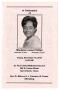 Primary view of [Funeral Program for Maudess Louise Phillips, November 19, 2010]