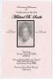 Pamphlet: [Funeral Program for Mildred B. Smith, March 2, 2009]