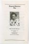 Primary view of [Funeral Program for Lillie Stegall, November 21, 1980]