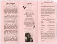 Thumbnail image of item number 2 in: '[Funeral Program for Alma Charlton Thomas, March 11, 2005]'.