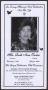 Thumbnail image of item number 1 in: '[Funeral Program for Ruth Ann Tucker, August 2, 2008]'.