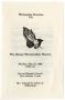 Thumbnail image of item number 1 in: '[Funeral Program for Bessie Merriweather Warren, May 23, 1988]'.