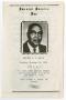 Primary view of [Funeral Program for W. C. White, October 19, 1976]