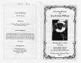 Thumbnail image of item number 3 in: '[Funeral Program for Faye Evelyn Wilborn, July 27, 2004]'.