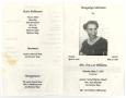 Thumbnail image of item number 3 in: '[Funeral Program for Ora Lee Williams, May 17, 1993]'.