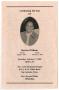 Pamphlet: [Funeral Program for Rosetta Williams, February 7, 2009]