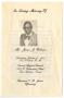Pamphlet: [Funeral Program for Jesse J. Wilson, October 17, 1981]