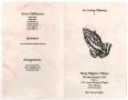 Thumbnail image of item number 3 in: '[Funeral Program for Mary Magilen Wilson, January 9, 1997]'.