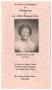 Thumbnail image of item number 1 in: '[Funeral Program for Lillian Thompson Word, March 13, 1993]'.