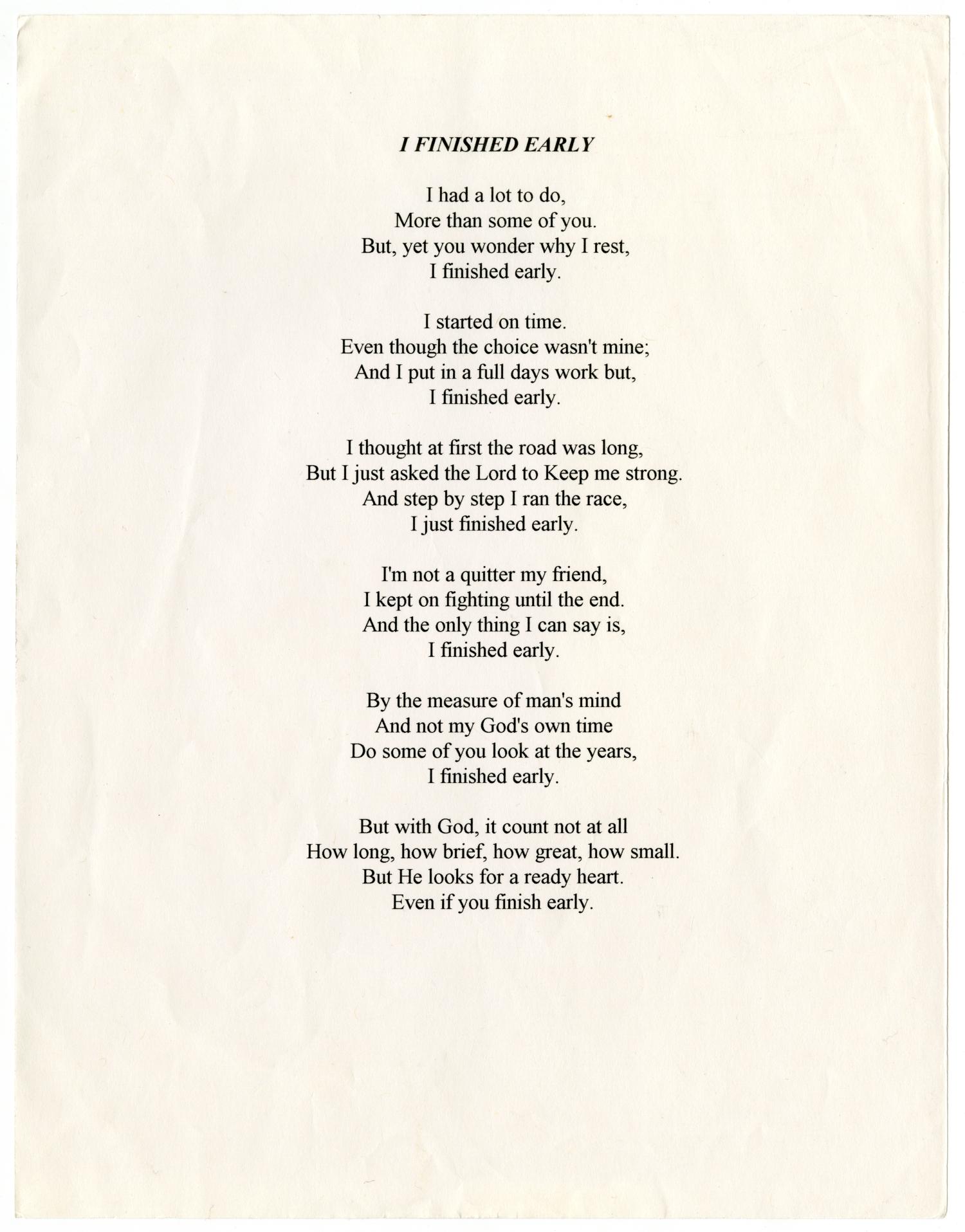 [Funeral Program for William Thomas Wright, Jr., September 27, 1995]
                                                
                                                    [Sequence #]: 10 of 14
                                                