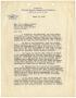 Letter: [Letter from John J. Herrera to M.E. Walter - 1950-03-11]