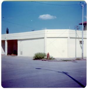Primary view of object titled '[Madison Garage - Corner Martin and South Main Streets]'.