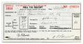 Legal Document: [Poll tax receipt for John J. Herrera, County of Harris - 1954]