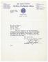Primary view of [Letter from George P. Red to John J. Herrera - 1970-04-27]