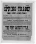 Thumbnail image of item number 1 in: 'Spring Trade! Fain, Peery, and Shelton!!'.