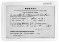 Text: [Cemetery permit for Mr. & Mrs. J. A. Reeves]