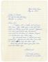 Letter: [Letter from Mrs. Pete De La Rosa to John J. Herrera - 1955-05-26]