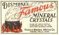 Artwork: [Dismuke's Famous Mineral Crystals Label]