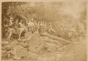 Primary view of object titled '[The Donkey Trail up East Mountain - 1901]'.