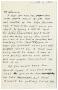 Thumbnail image of item number 1 in: '[Anonymous letter to John Herrera - 1950-03-06]'.