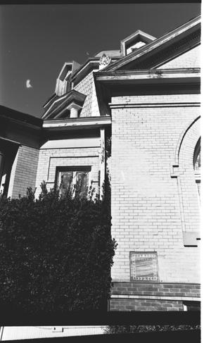 Primary view of object titled '[First Presbyterian Church - 2 of 13:   SW Corner]'.