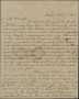 Letter: Letter to Cromwell Anson Jones, 14 November 1877
