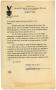 Letter: [Letter from John J. Herrera to LULAC Officers - 1953-05-22]