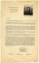 Primary view of [Campaign letter for the re-election of John J. Herrera as LULAC National President from Campaign Headquarters - 1953]