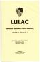 Pamphlet: [LULAC National Executive Board Meeting program, October 7-8, 1977]