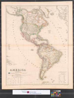 Primary view of object titled 'America : Americanische Staaten.'.