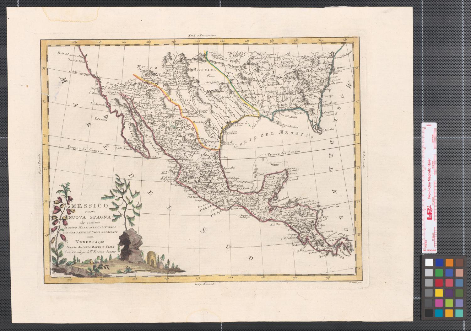 Messico, ouvero Nuova-Spagna : che contiene il Nuovo Messico, la California con una parte de' paesi adjacenti.
                                                
                                                    [Sequence #]: 1 of 2
                                                