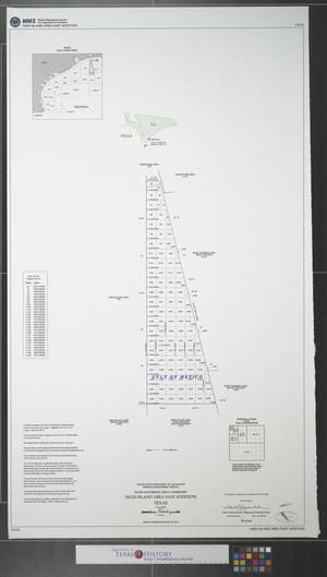 Primary view of object titled 'Outer continental shelf leasing map : High Island Area East Addition Texas'.