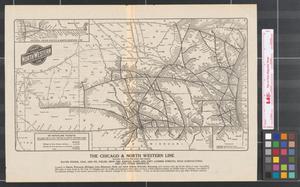 Primary view of object titled 'The Chicago & North Western Line.'.