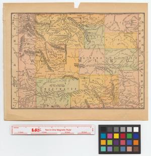 Primary view of object titled '[Map of Wyoming]'.